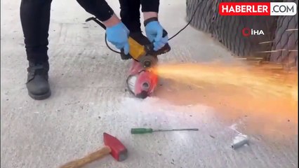 Samsun'da Yangın Tüpünde 4,7 Kilo Metamfetamin Ele Geçirildi