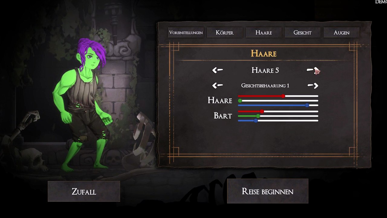 Rogue Blight - character creation