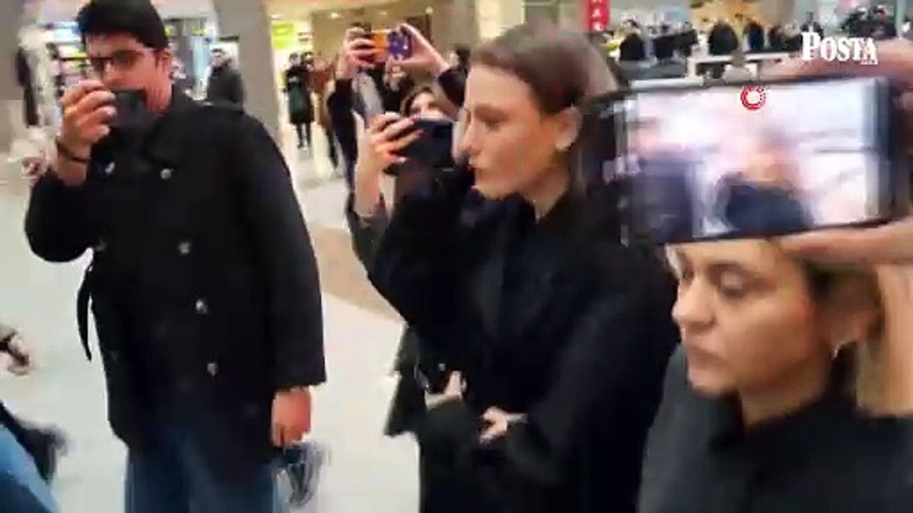 Menajer Ayşe Barım soruşturmasında Serenay Sarıkaya tanık sıfatıyla adliyeye geldi