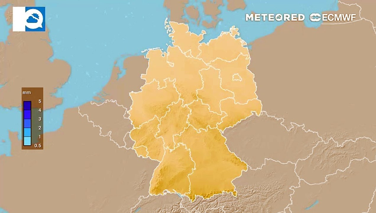 In den kommenden Tagen fällt kaum Regen- Hoch Beate wird wieder richtig stark!