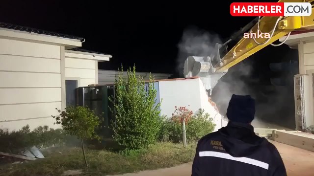 Menzil Cemaati'ne Ait Kaçak Tatil Köyü Yıkıldı