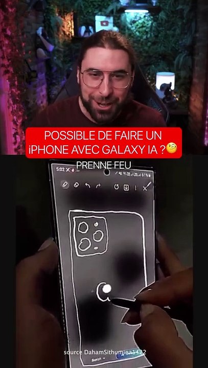 POSSIBLE DE FAIRE UN iPHONE AVEC GALAXY IA ?🧐