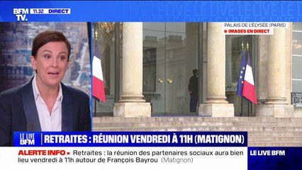 Retraites: la première réunion des partenaires sociaux aura lieu ce vendredi à 11h autour de François Bayrou