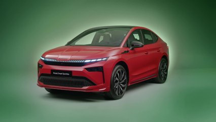The new Skoda Enyaq Coupé Sportline Design Preview