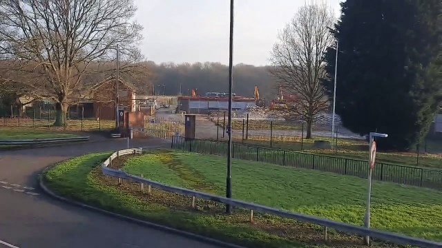 Demolition of fire-ravaged Doncaster school nears completion