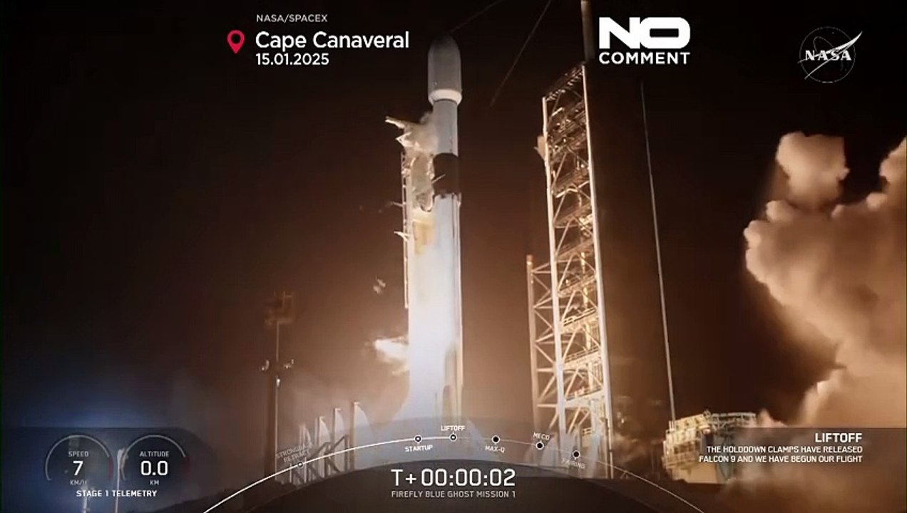 SpaceX Launches Dual Lunar Mission for U.S. and Japanese Companies