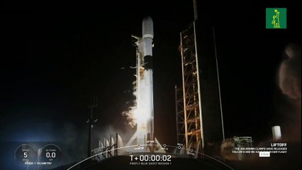 Despegó la misión Blue Ghost hacia la Luna para allanar el regreso humano