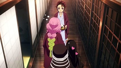 The Romantic Scene of Tanjiro and Mitsuri (English Dub) Demon Slayer Season 3 Episode 1