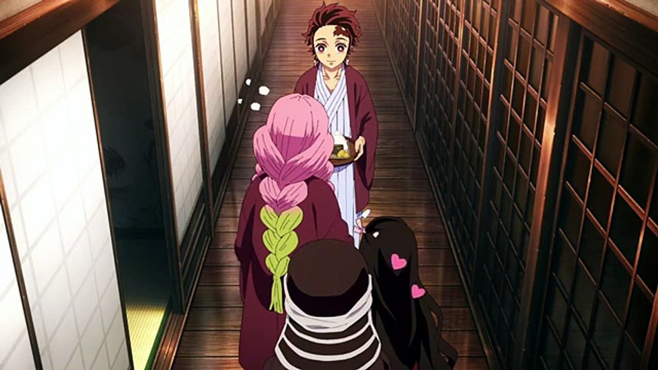 The Romantic Scene of Tanjiro and Mitsuri (English Dub) Demon Slayer Season 3 Episode 1