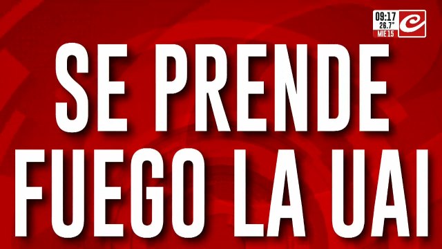 Fuego en la Universidad Abierta Interamericana: hay personas asistidas