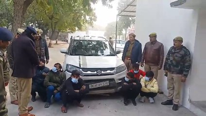चलते कंटेनर से करोड़ो कीमत के मोबाइल चोरी का हुआ खुलासा, छ गिरफ्तार