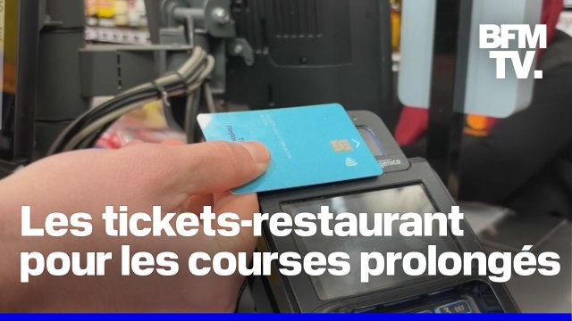 Tickets-restaurant: il est à nouveau possible de faire ses courses alimentaires jusqu'à fin 2026