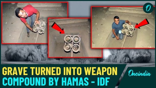 Hamas Caught Hiding Rocket Launcher Inside Human Grave – Shocking Video from Gaza 'Exposed' by IDF