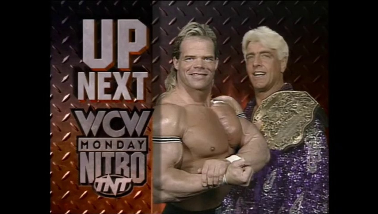 WCW Monday Nitro 04.01.1996 - Lex Luger vs Ric Flair (WCW World Heavyweight Championship)