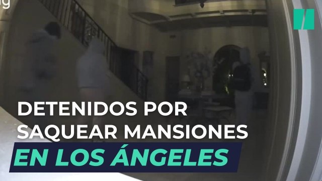 Detenidos por saquear mansiones de Los Ángeles afectadas por los incendios