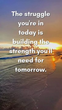 Motivational Quotes : The struggle you're in today is building strength #motivation #Inspiration