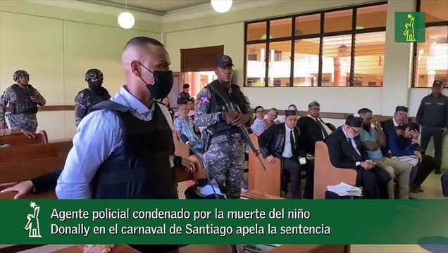 Agente policial condenado por la muerte del niño Donally en el carnaval de Santiago apela la sentencia