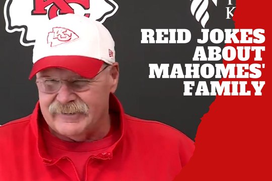 Andy Reid jokes about Mahomes' growing family