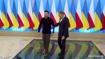 Zelensky in Polonia, incontra Tusk e Duda