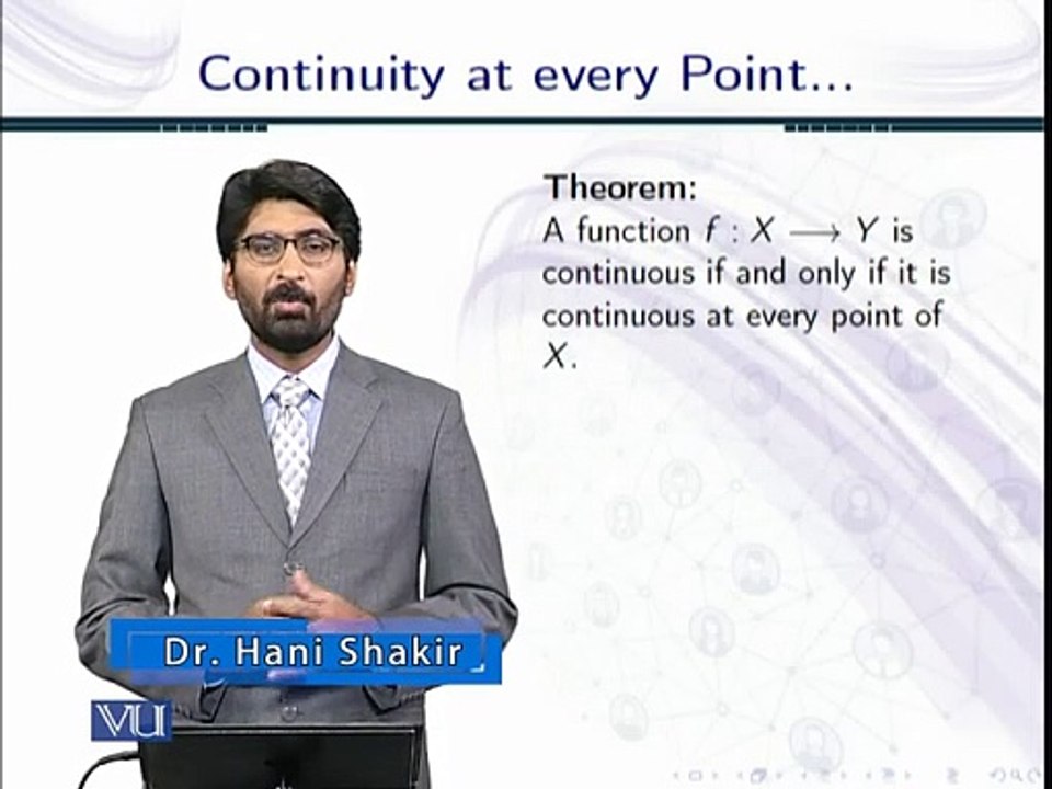 Topology Lecture 80 Continuity at Ever Point and Continuous Function in Topology in Urdu
