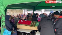Asansör Boşluğuna Düşen Muhtar Son Yolculuğuna Uğurlandı