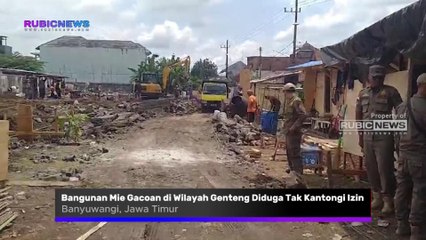 Bangunan Mie Gacoan di Wilayah Genteng Banyuwangi Diduga Tak Kantongi Izin, Ini yang Dilakukan Petugas Satpol PP