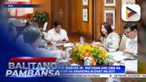 PBBM, inatasan ang DBM na ibalik ang P400-M na branding budget ng DOT