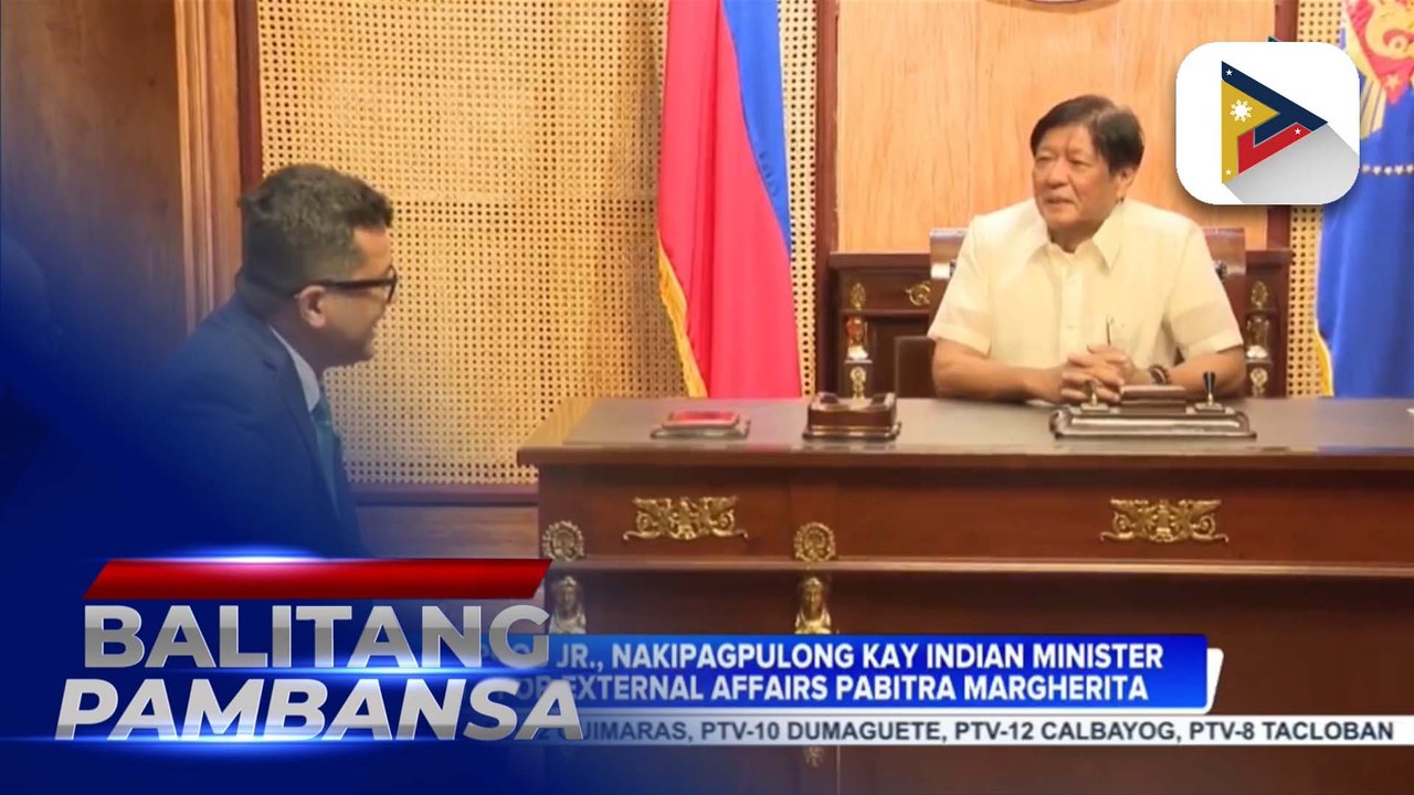 PBBM, nakipagpulong kay Indian Minister of State for External Affairs Pabitra Margherita