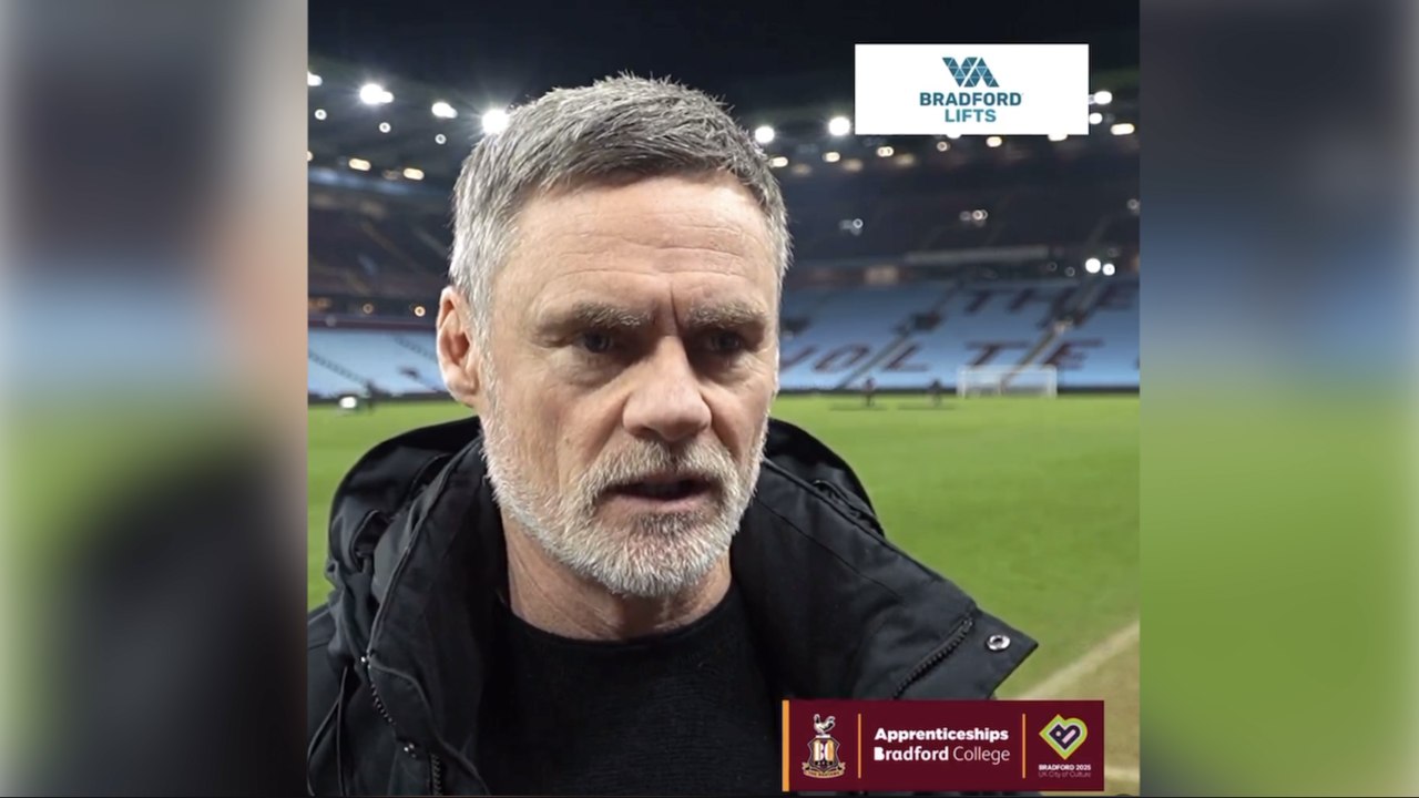 Alexander “delighted” with Bradford win at Villa