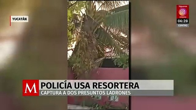 Con una resortera, policía de Yucatán captura a dos presuntos ladrones en Celestún
