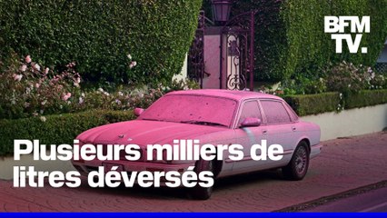 Los Angeles: c’est quoi ce produit retardateur rose qui recouvre les maisons et inquiète les habitants?