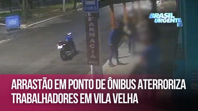 Arrastão em ponto de ônibus aterroriza trabalhadores em Vila Velha