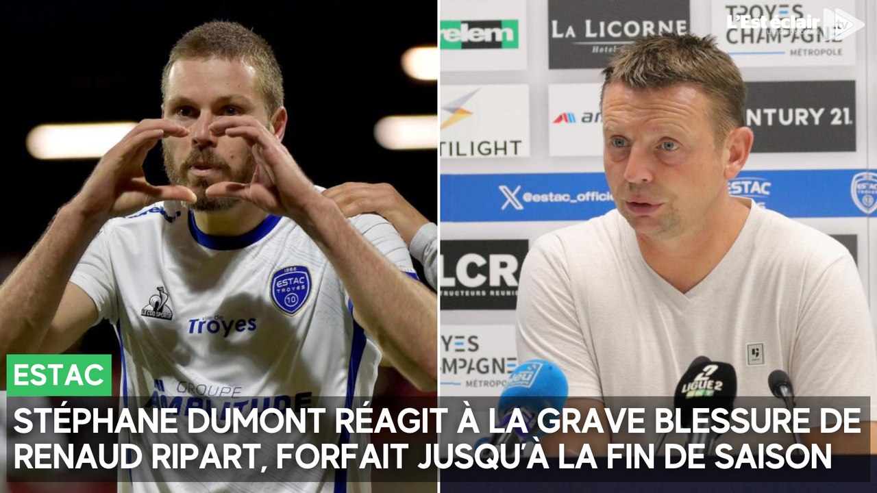 Renaud Ripart (Estac) forfait jusqu’à la fin de la saison : la réaction de Stéphane Dumont