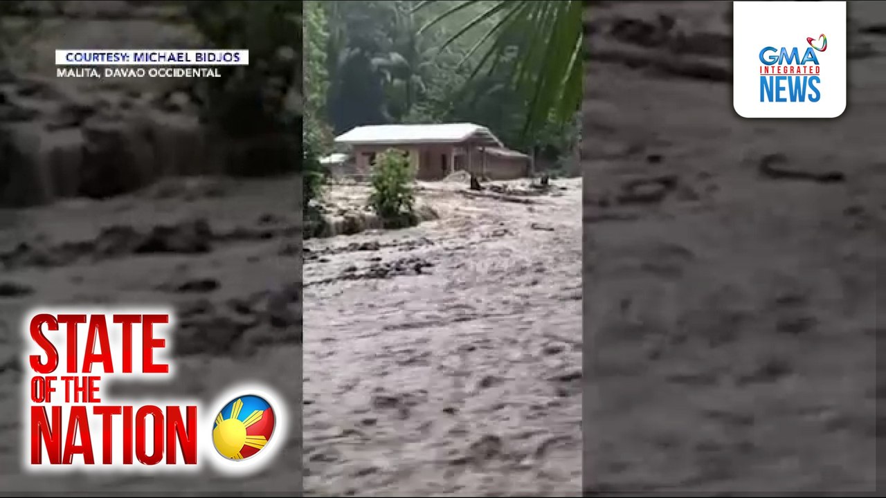 Ilog, umapaw dahil sa malakas na ulan; ilang puno, nagtumbahan | SONA