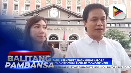 Laguna Gov. Ramil Hernandez, naghain ng kaso sa Comelec vs. Cabuyao City Coun. Richard "Dondon" Hain