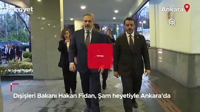 Dışişleri Bakanı Hakan Fidan, Şam heyetiyle görüştü