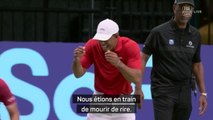 TGL - Woods préfère rire de ses débuts désastreux dans la compétition