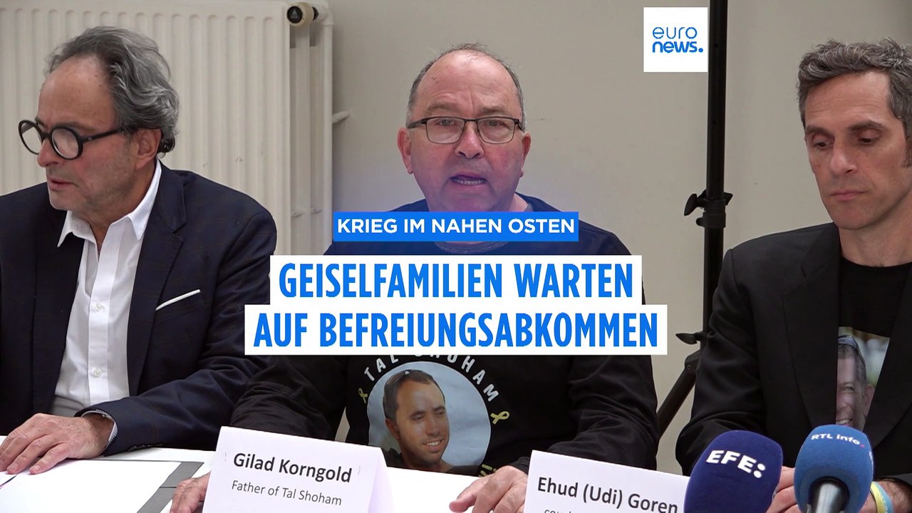 Geiselfamilien hoffen auf ein Deal zwischen Israel und der Hamas