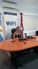Conferencia de prensa en relación a la investigación por la causa de "intimidación pública"
