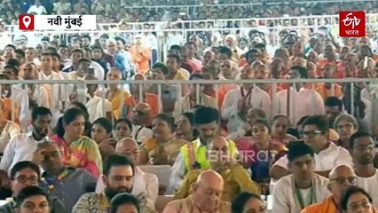 खारघर मधील इस्कॉनच्या श्री श्री राधा मदनमोहन मंदिराचं पंतप्रधान नरेंद्र मोदींच्या हस्ते उद्घाटन