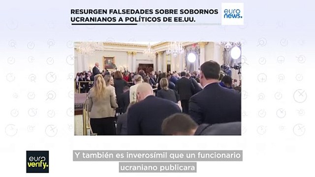 Euroverify: Resurgen viejas afirmaciones falsas sobre sobornos ucranianos a políticos de EE.UU.