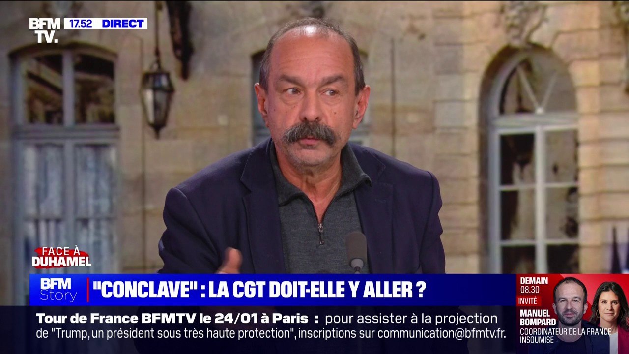 Conférence sociale sur les retraites: "Il n'y aura jamais d'accord entre patronat et syndicats", pour Philippe Martinez (ancien secrétaire général de la CGT)