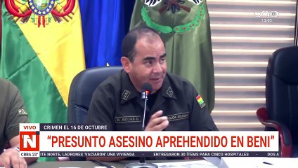 SCZ: ASESINO DE ALCIDES MENDOZA FUE APREHENDIDO EN BENI