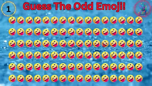 Find the Odd Emoji | Find the ODD One Out | Emoji Quiz | Guess The Odd Emoji | How good Your Eyes