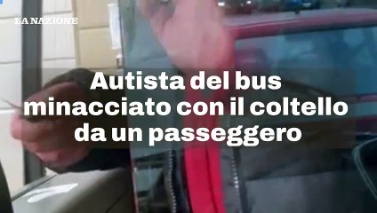 Firenze, passeggero minaccia con il coltello autista del bus