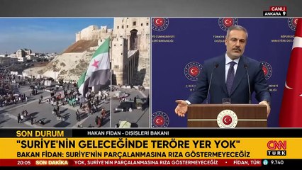 Dışişleri Bakanı Hakan Fidan: Bölgenin geleceğinde teröre asla yer yoktur
