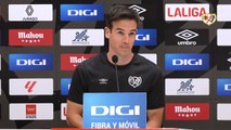 Ínigo Pérez, rueda de prensa de la Real Sociedad - Rayo Vallecano