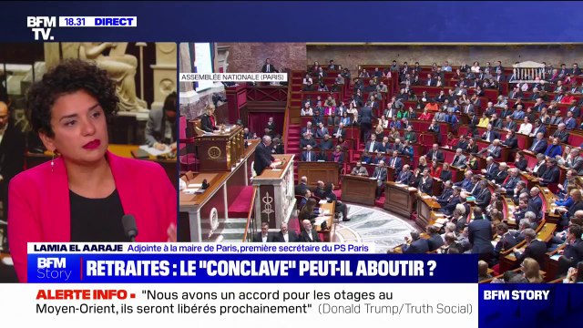 Retraites: Le compte n'y est pas à ce stade , affirme Lamia El Aaraje (PS)