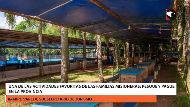 Una de las actividades favoritas de las familias misioneras pesque y pague en la provincia