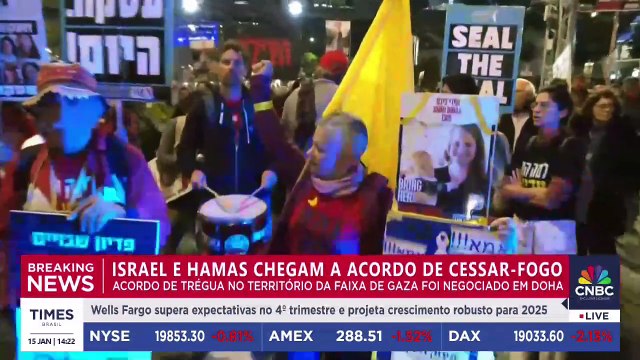 BREAKING NEWS: Israel e Hamas chegam a acordo de cessar-fogo e libertação de reféns